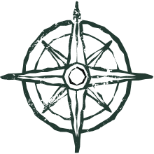 icono rosa de los vientos